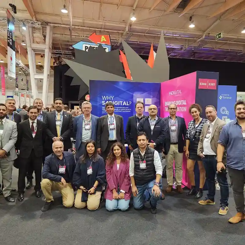 The Remire delegation at a 2024 international tech summit, showcasing the brand's expanding global network and commitment to digital transformation.